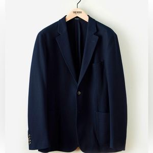 TODD SNYDER - ITALIAN KNIT MADISON SPORT COAT IN NAVY - LIKE NEW - 40R